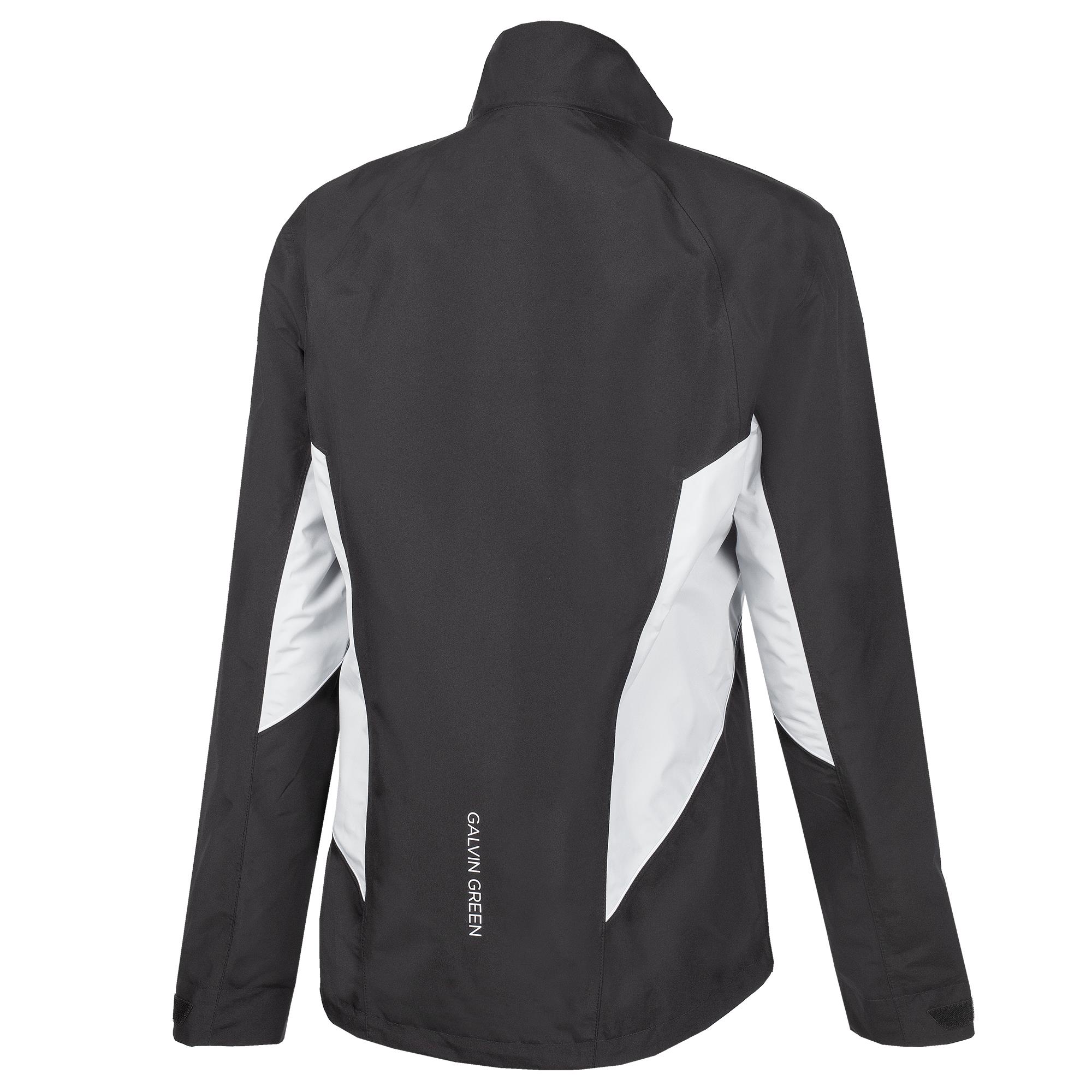 Galvin Green Aida Gore-Tex Ladies Waterproof Golf Jacket Black/Cool Grey/White